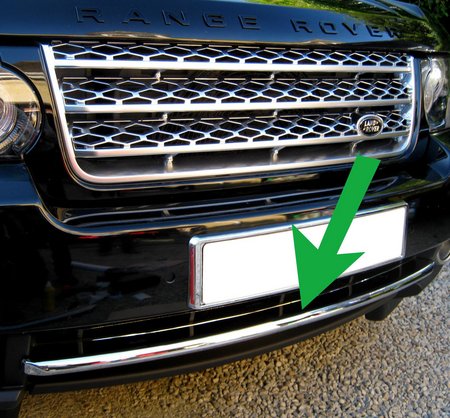 Range Rover L322 2010 Front Bumper Trim - Chrome - Click Image to Close